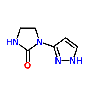 (9ci)-1-(1H-吡唑-3-基)-2-咪唑啉酮结构式_785834-47-1结构式