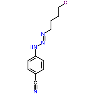 4-(2-(4-Chlorobutylimino)hydrazinyl)benzonitrile Structure,78604-26-9Structure