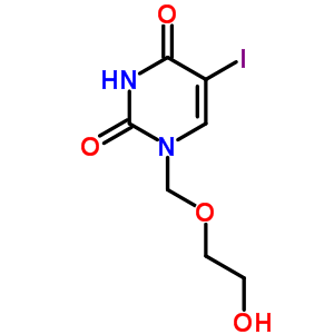 1-(2-Hydroxy-ethoxymethyl)-5-iodo-1h-pyrimidine-2,4-dione Structure,78692-74-7Structure