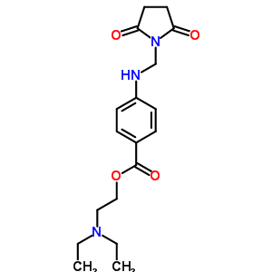 2-二乙基氨基乙基 4-[(2,5-二氧代吡咯烷-1-基)甲基氨基]苯甲酸结构式_78800-27-8结构式