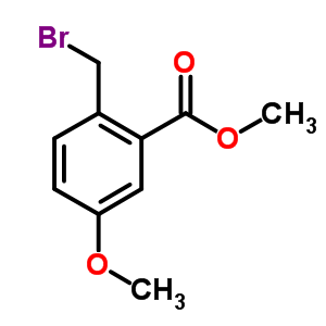 2-Bromomethyl-5-methoxybenzoic acid methyl ester Structure,788081-99-2Structure