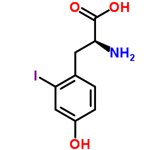 2-Iodotyrosine Structure,78853-38-0Structure