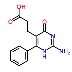 5-Pyrimidinepropanoicacid, 2-amino-1,6-dihydro-6-oxo-4-phenyl- Structure,789-43-5Structure