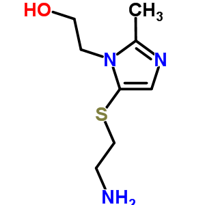 2-[5-(2-氨基-乙基磺酰基)-2-甲基-1-咪唑]-乙醇结构式_78949-90-3结构式