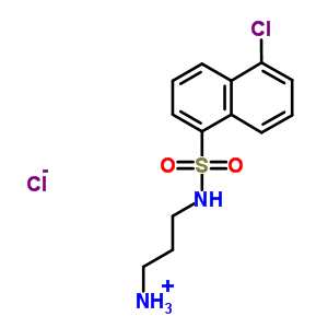 N-(3-aminopropyl)-5-chloro-1-naphthalenesulfonamide hydrochloride Structure,78957-86-5Structure