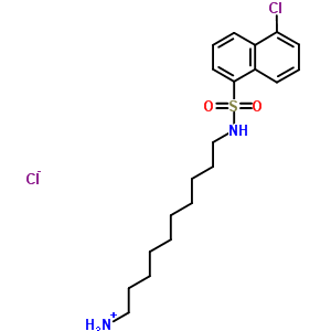 N-(10-aminodecyl)-5-chloro-1-naphthalenesulfonamide hydrochloride Structure,79127-24-5Structure