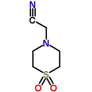 1-(4-硫酰吗啉)乙腈结构式_79207-43-5结构式