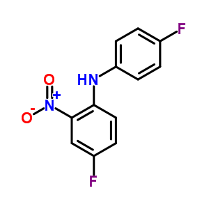 Benzenamine,4-fluoro-n-(4-fluorophenyl)-2-nitro- Structure,79445-99-1Structure