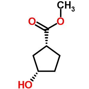 Methyl-cis-3-hydroxy-cyclopentan-1-carboxylat Structure,79598-73-5Structure