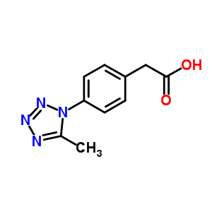 [4-(5-Methyl-1H-Tetrazol-1-yl)phenyl]acetic acid Structure,799262-38-7Structure