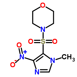 4-(3-Methyl-5-nitro-imidazol-4-yl)sulfonylmorpholine Structure,80348-55-6Structure