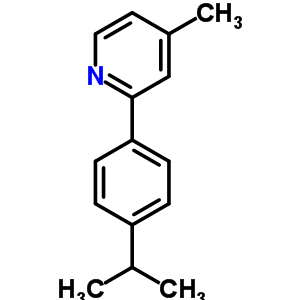 2-(4-异丙基苯基)-4-甲基吡啶结构式_80635-97-8结构式