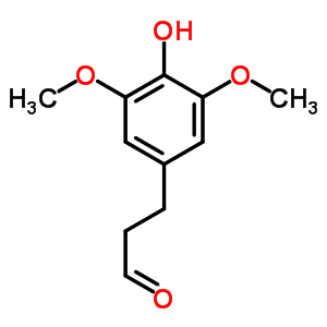 3-(4-Hydroxy-3,5-dimethoxy-phenyl)-propionaldehyde Structure,80638-49-9Structure