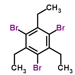 1,3,5-Tribromo-2,4,6-triethylbenzene Structure,80717-52-8Structure