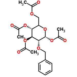 2-O-benzyl-1,3,4,6-tetra-o-acetyl-alpha-d-mannopyranose Structure,80779-87-9Structure