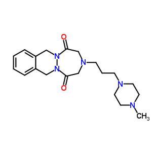 3-(3-(4-Methyl-1-piperazinyl)propyl)-3,4,7,12-tetrahydro-1h-(1,2,5)triazepino(1,2-b)phthalazine-1,5(2h)-dione Structure,81215-81-8Structure