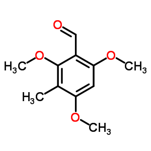 2,4,6-Trimethoxy-3-methylbenzaldehyde Structure,81574-58-5Structure