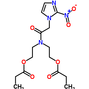 2-[[2-(2-Nitroimidazol-1-yl)acetyl]-(2-propanoyloxyethyl)amino]ethyl propanoate Structure,81892-71-9Structure