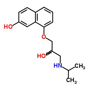 Rac 7-hydroxy propranolol Structure,81907-81-5Structure