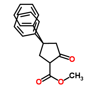 Methyl 4,4-diphenyl-2-oxocyclopentanecarboxylate Structure,819802-98-7Structure