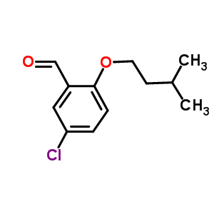 5-Chloro-2-(3-methylbutoxy)benzaldehyde Structure,81995-29-1Structure