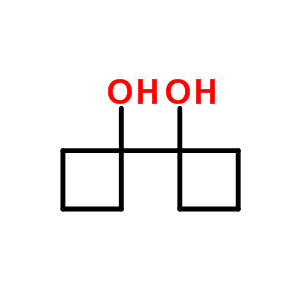 1-(1-Hydroxycyclobutyl)cyclobutan-1-ol Structure,82491-67-6Structure