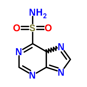 1H-嘌呤-6-磺酰胺(9ci)结构式_82499-01-2结构式