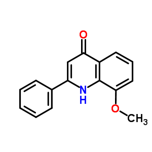 4-Hydroxy-8-methoxy-2-phenylquinoline Structure,825620-16-4Structure