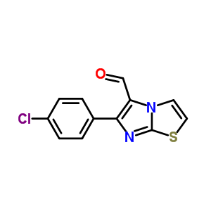 6-(4-Chlorophenyl)imidazo[2,1-b][1,3]thiazole-5-carbaldehyde Structure,82588-41-8Structure