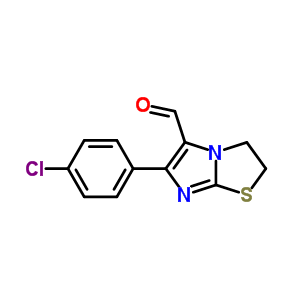 3-(4-氯苯基)-6-硫杂-1,4-二氮杂双环[3.3.0]-2,4-辛二烯-2-甲醛结构式_82588-44-1结构式