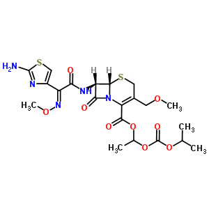 头孢泊肟结构式_82619-04-3结构式