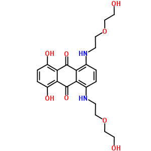 1,4-二羟基-5,8-双((2-(2-羟基乙氧基)乙基)氨基)-9,10-蒽二酮结构式_82654-75-9结构式