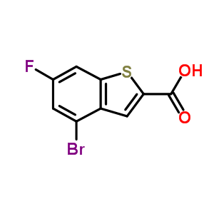 4-Bromo-6-fluorobenzo[b]thiophene-2-carboxylic acid Structure,826995-60-2Structure