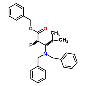 Benzyl 3-(dibenzylamino)-2-fluoro-4-methyl-pentanoate Structure,82770-48-7Structure