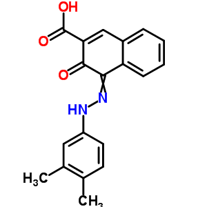 2-Naphthalenecarboxylicacid, 4-[2-(3,4-dimethylphenyl)diazenyl]-3-hydroxy- Structure,82896-78-4Structure