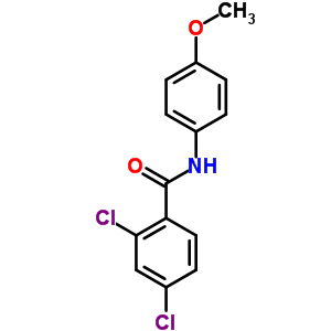 Benzamide, 2,4-dichloro-N-(4-methoxyphenyl)- Structure,83191-08-6Structure