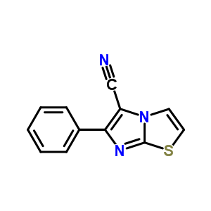 Imidazo[2,1-b]thiazole-5-carbonitrile,6-phenyl- Structure,83253-35-4Structure