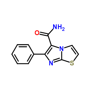 6-苯基-咪唑并[2,1-b]噻唑-5-羧酰胺结构式_83253-40-1结构式