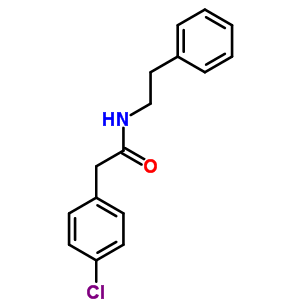 2-(4-Chlorophenyl)-n-phenethyl-acetamide Structure,83303-96-2Structure