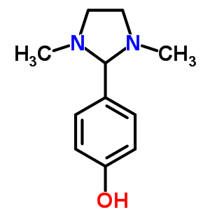 4-(1,3-Dimethylimidazolidin-2-yl)phenol Structure,83521-93-1Structure