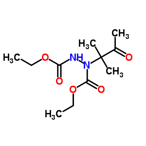 Ethyl n-(ethoxycarbonylamino)-n-(2-methyl-3-oxo-butan-2-yl)carbamate Structure,83597-11-9Structure