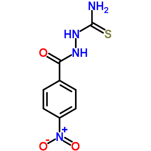 Benzoic acid, 4-nitro-, 2-(aminothioxomethyl)hydrazide Structure,836-16-8Structure