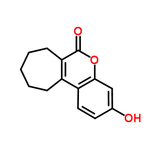 3-Hydroxy-8,9,10,11-tetrahydro-7H-cycloheptacchromen-6-one Structure,83688-44-2Structure