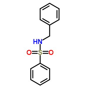 Benzenesulfonamide,n-(phenylmethyl)- Structure,837-18-3Structure