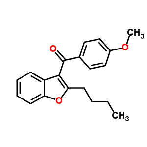 (2-Butylbenzofuran-3-yl)(4-methoxyphenyl)methanone Structure,83790-87-8Structure