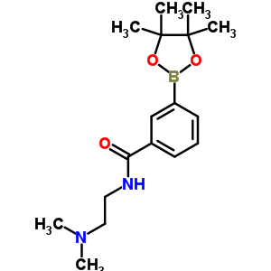 N-(2-dimethylaminoethyl)-3-(4,4,5,5-tetramethyl-1,3,2-dioxaborolan-2-yl)benzamide Structure,840521-76-8Structure