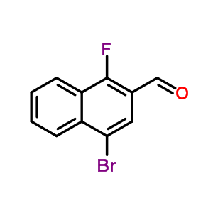 4-Bromo-1-fluoro-2-naphthaldehyde Structure,842136-64-5Structure