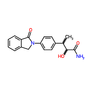 Benzenepropanamide,4-(1,3-dihydro-1-oxo-2h-isoindol-2-yl)-a-hydroxy-b-methyl- Structure,84244-54-2Structure