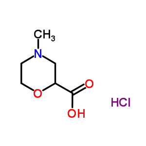 4-Methylmorpholine-2-carboxylic acid hydrochloride Structure,842949-48-8Structure