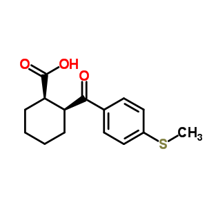 Cis-2-(4-thiomethylbenzoyl)cyclohexane-1-carboxylic acid Structure,844856-61-7Structure